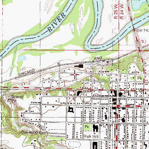 Topographic Map of Valley View Terrace, MN