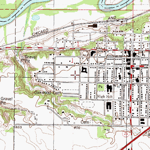 Topographic Map of Southern Metro Medical Clinic, MN
