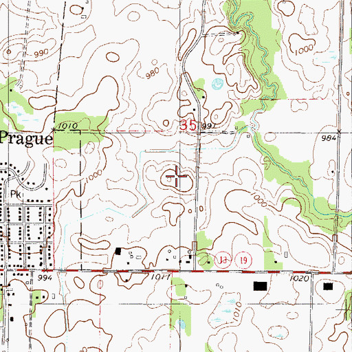 Topographic Map of East Gate Estates, MN