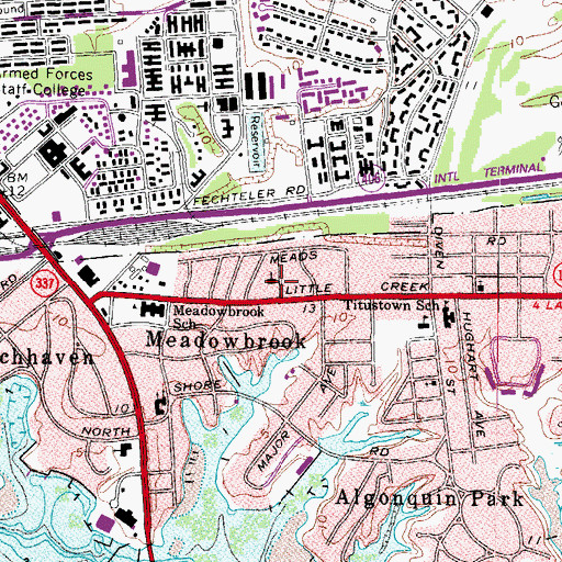 Topographic Map of Zion Grace United Methodist Church, VA