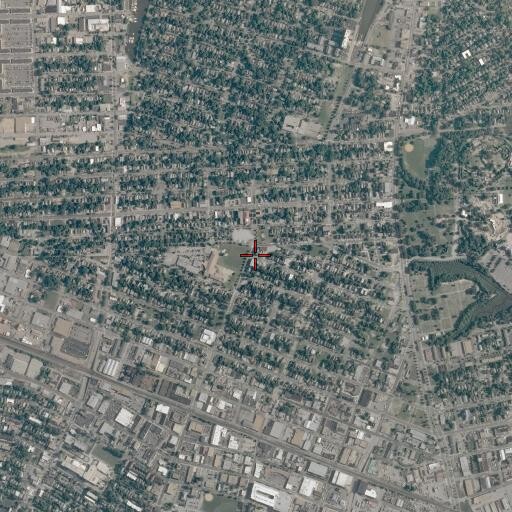 Aerial/Satellite Image of Park Place Baptist Church, VA