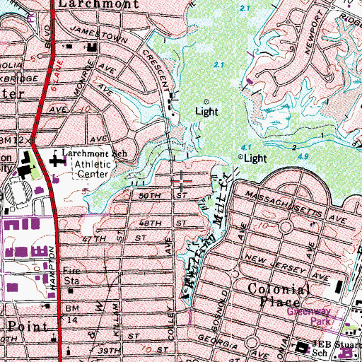 Topographic Map of Tabernacle of Prayer For All, VA