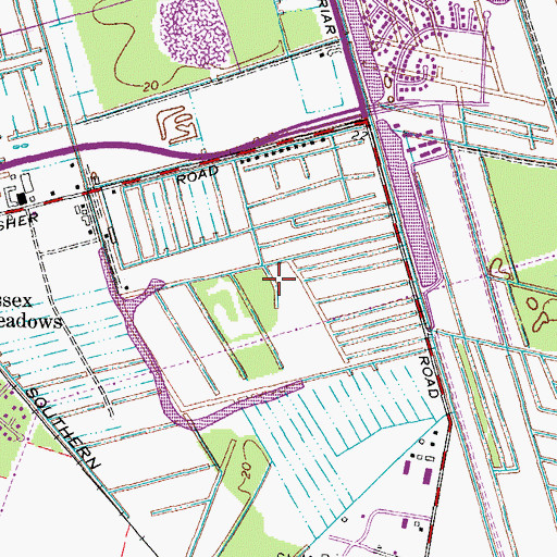 Topographic Map of Greenbrier Commerce Park, VA