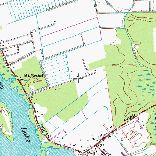 Topographic Map of Glenwood, VA