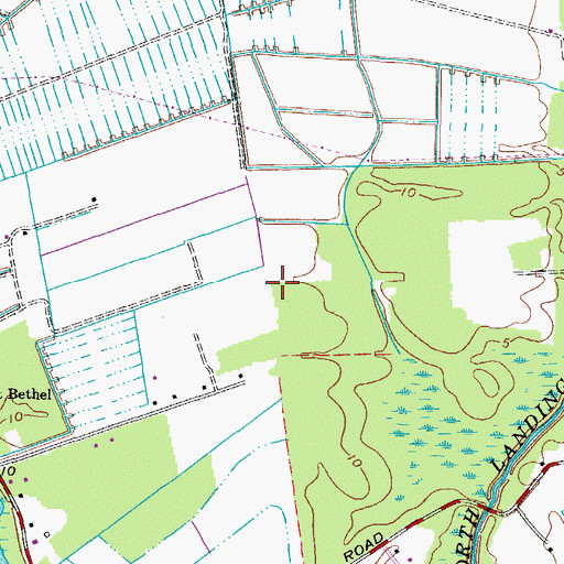 Topographic Map of Glenwood Elementary School, VA