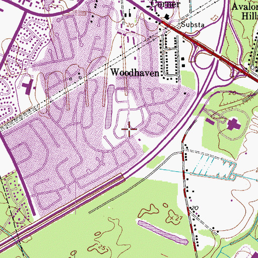 Topographic Map of Level Green, VA