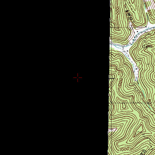 Topographic Map of Wendle Post Office (historical), KY