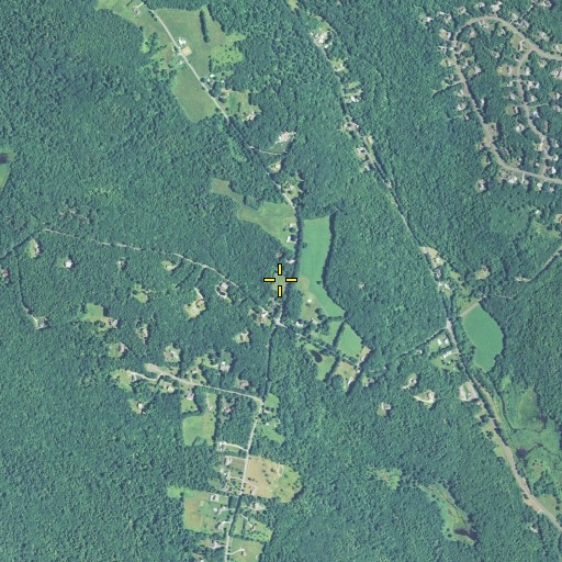 Aerial/Satellite Image of Newfield Cemetery, CT