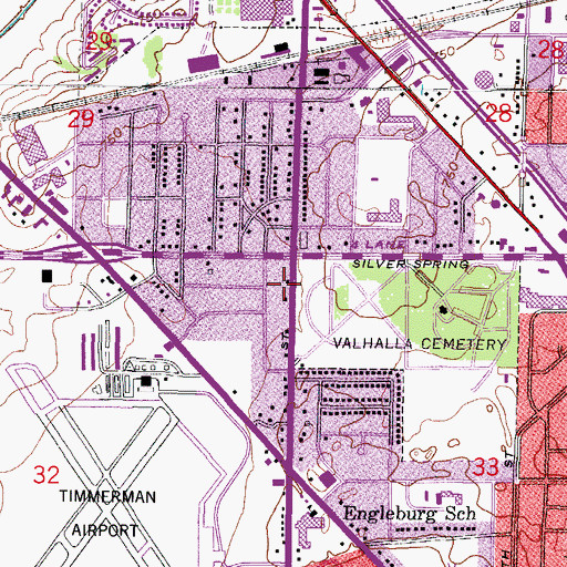 Topographic Map of Fred John Station Milwaukee Post Office, WI