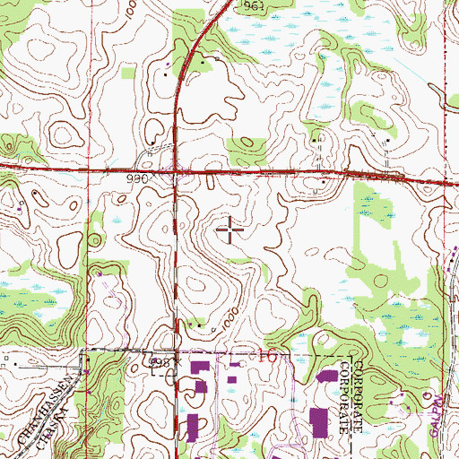 Topographic Map of New Life Christian Fellowship, MN