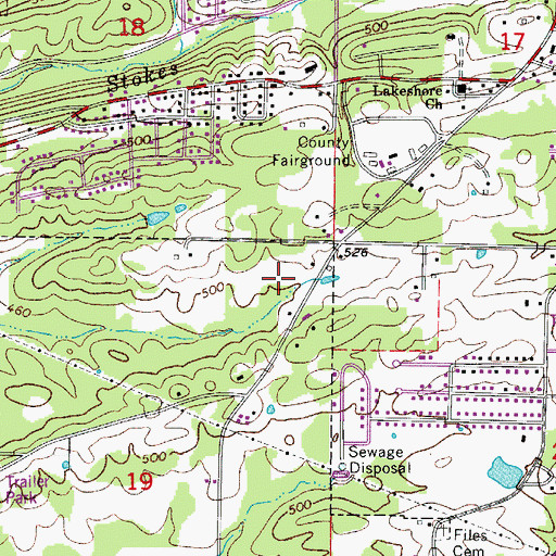 Topographic Map of HealthPark Hospital, AR