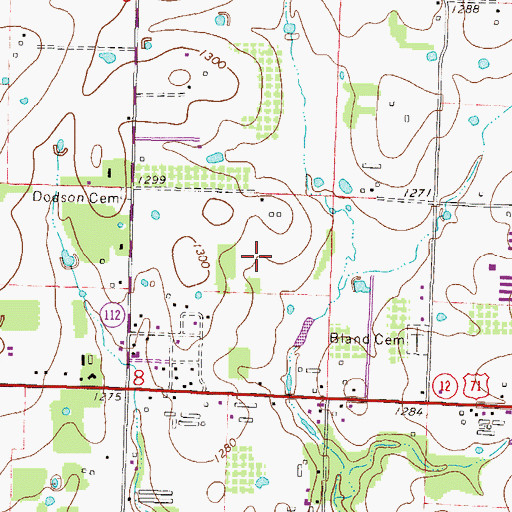 Topographic Map of Northwest Medical Center Bentonville, AR