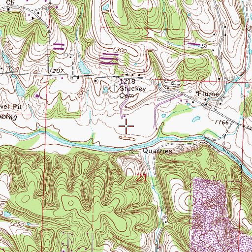 Topographic Map of Northwest Medical Center - Willow Creek Women's Hospital, AR
