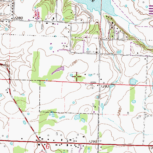 Topographic Map of Har - Ber High School, AR