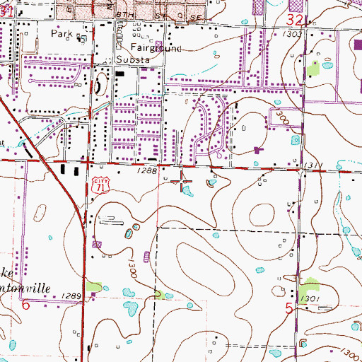 Topographic Map of Mary Mae Jones Elementary School, AR