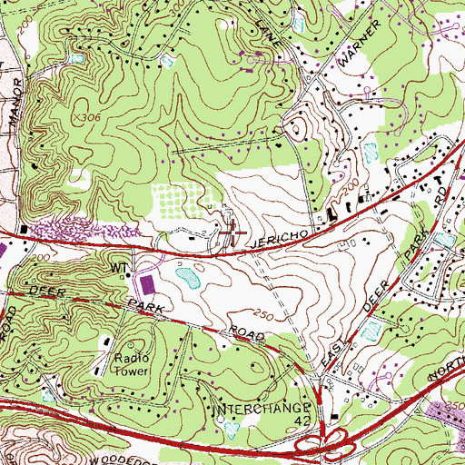 Topographic Map of Alice B Doscher Estate (historical), NY