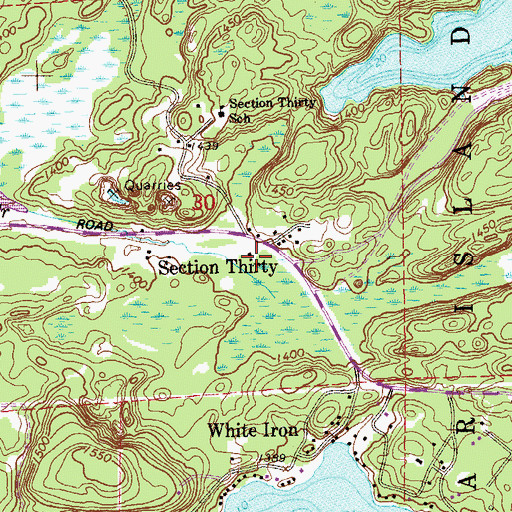 Topographic Map of Sellwood Post Office (historical), MN