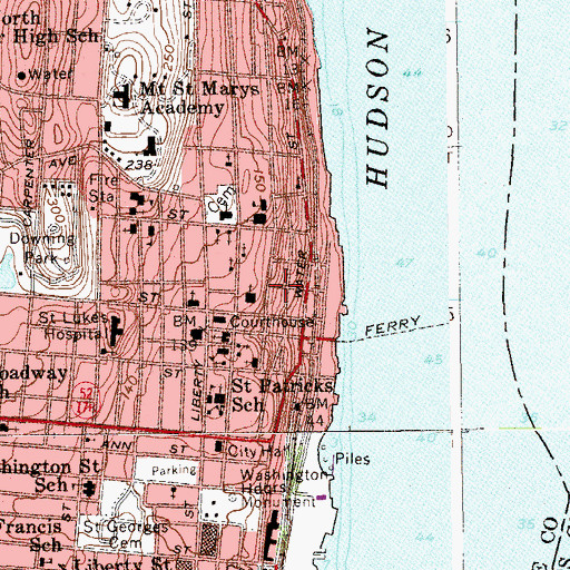 Topographic Map of Varick Homes, NY