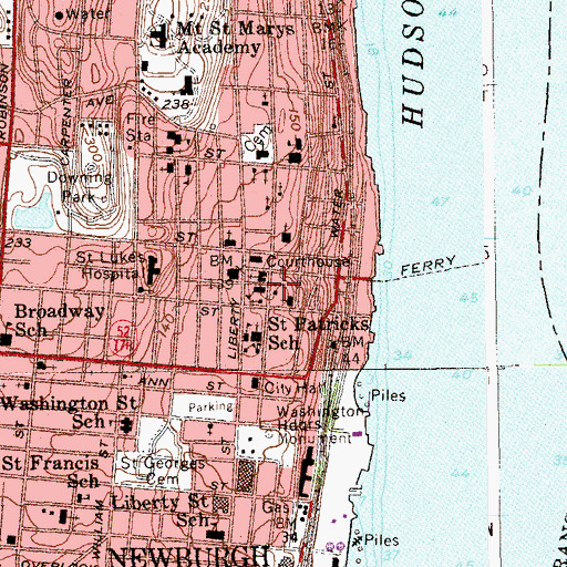 Topographic Map of Reformed Presbyterian Church, NY