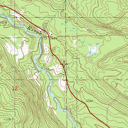 Topographic Map of Zion Evangelical Lutheran Church, MN