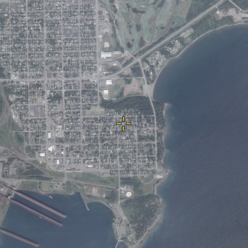 Aerial/Satellite Image of Holy Spirit Catholic Church, MN