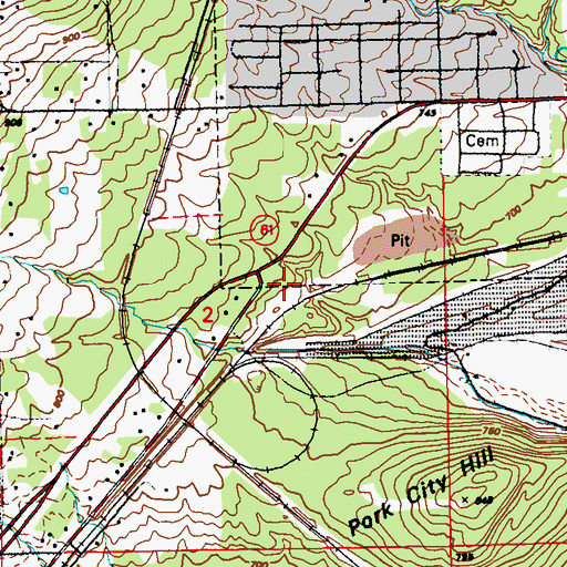 Topographic Map of Penmaraliter Campground, MN