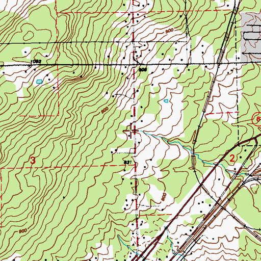 Topographic Map of Two Harbors Jehovah's Witnesses, MN