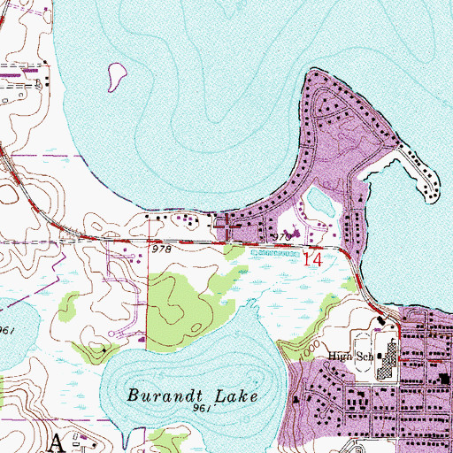 Topographic Map of Waconia Trailer Court, MN