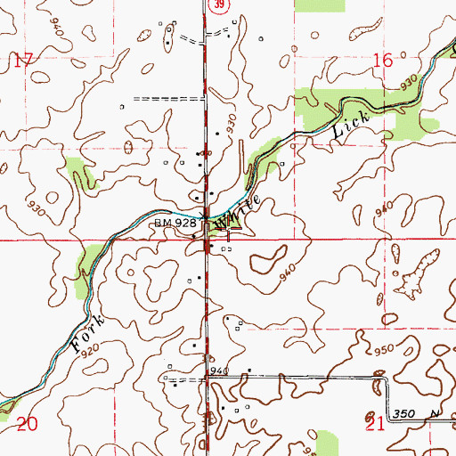 Topographic Map of Arnold Stuart Cemetery, IN