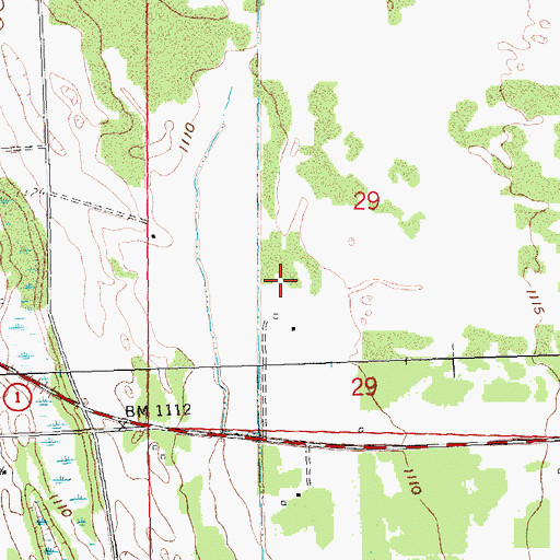 Topographic Map of Tweet Post Office (historical), MN