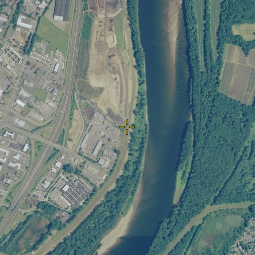 Aerial/Satellite Image of North Meadows Dike, CT