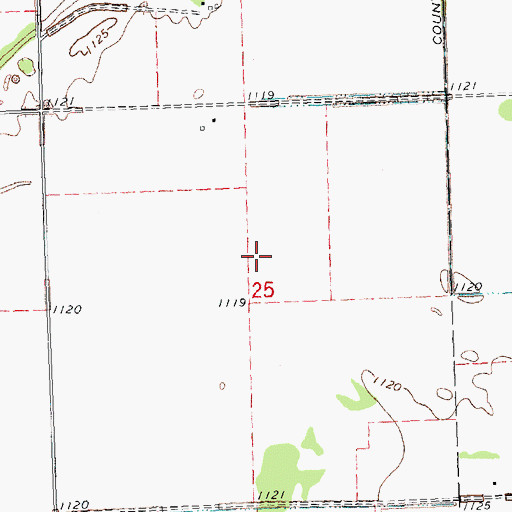 Topographic Map of Terrebonne Post Office (historical), MN