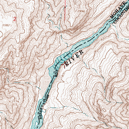 Topographic Map of One Hundred Eighty Three Mile Airport (historical), AZ