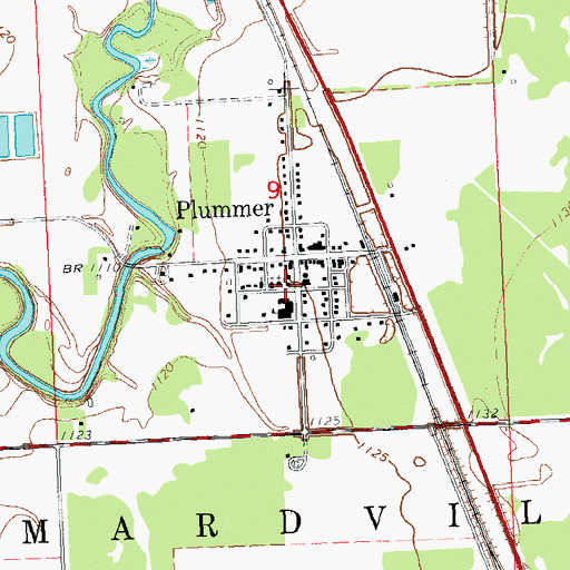 Topographic Map of Redeemer Lutheran Church, MN