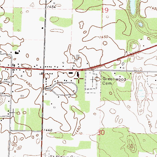 Topographic Map of Silver Star Festival Park, MN