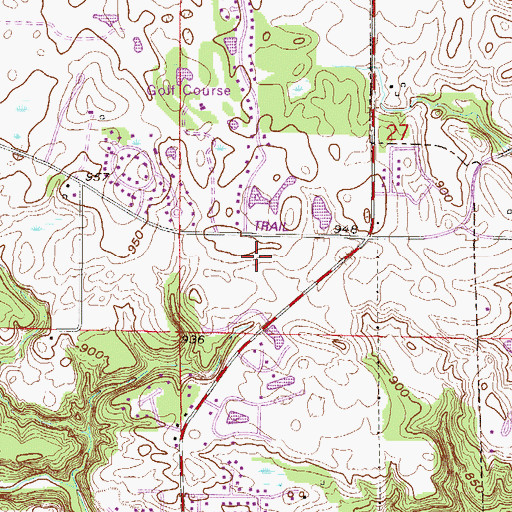 Topographic Map of Pioneer Park, MN