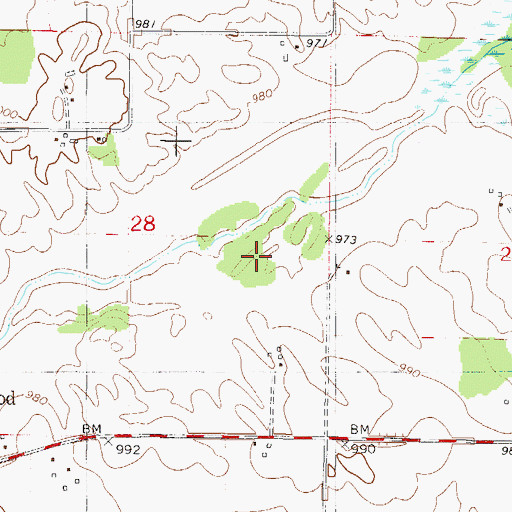 Topographic Map of Top Dog Country Club, MN