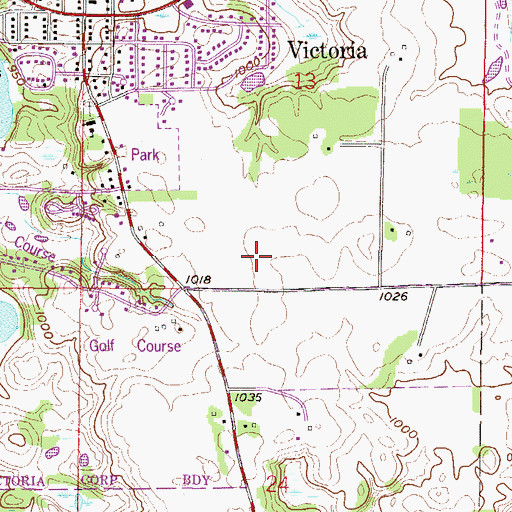 Topographic Map of Lakeview Clinic, MN