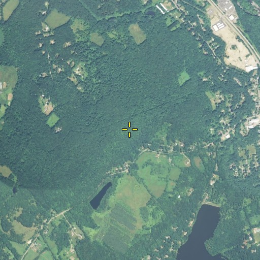 Aerial/Satellite Image of Obwebetuck Hill, CT
