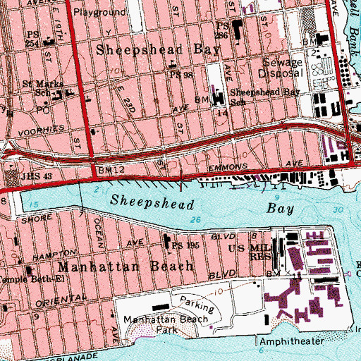 Topographic Map of Dock Number 2, NY