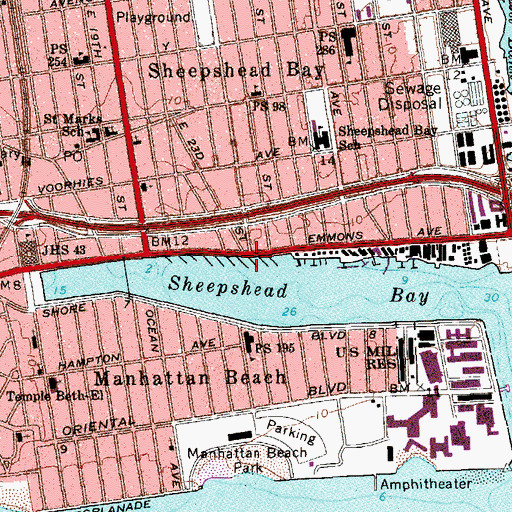 Topographic Map of Dock Number 3, NY