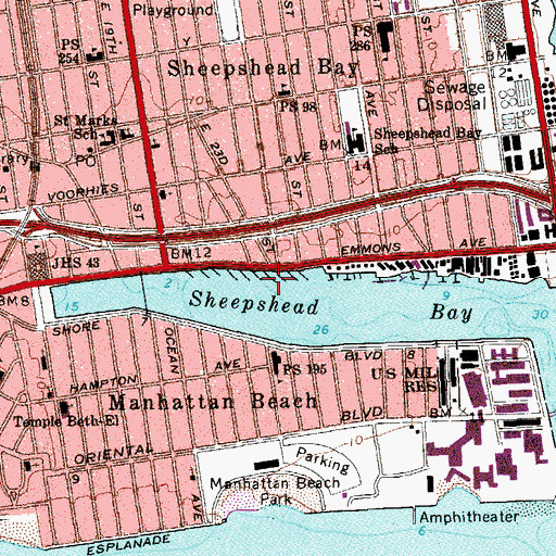 Topographic Map of Dock Number 4, NY
