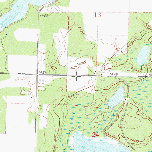 Topographic Map of Fair Havens Golf Course, MN
