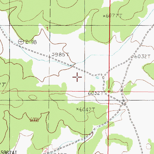 Topographic Map of Pasture Wash Tank, AZ
