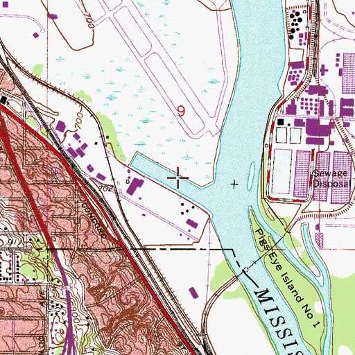 Topographic Map of Gulf of Minneapolis, MN