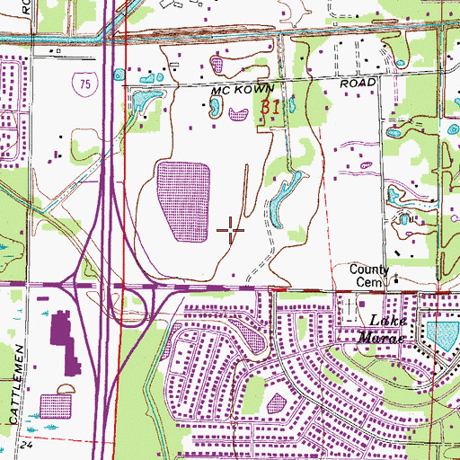 Topographic Map of Healthsouth Rehabilitation Hospital of Sarasota, FL