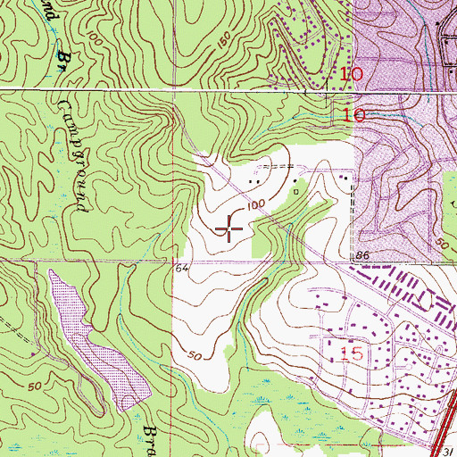 Topographic Map of Infirmary West at Knollwood, AL