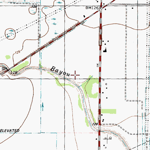 Topographic Map of Kindred Hospital - Houston Northwest Campus, TX
