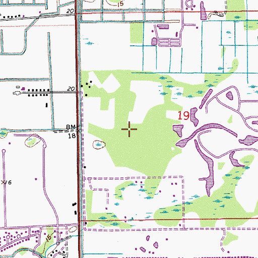 Topographic Map of West Boca Medical Center, FL