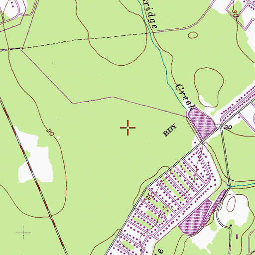 Topographic Map of Summerville Medical Center, SC